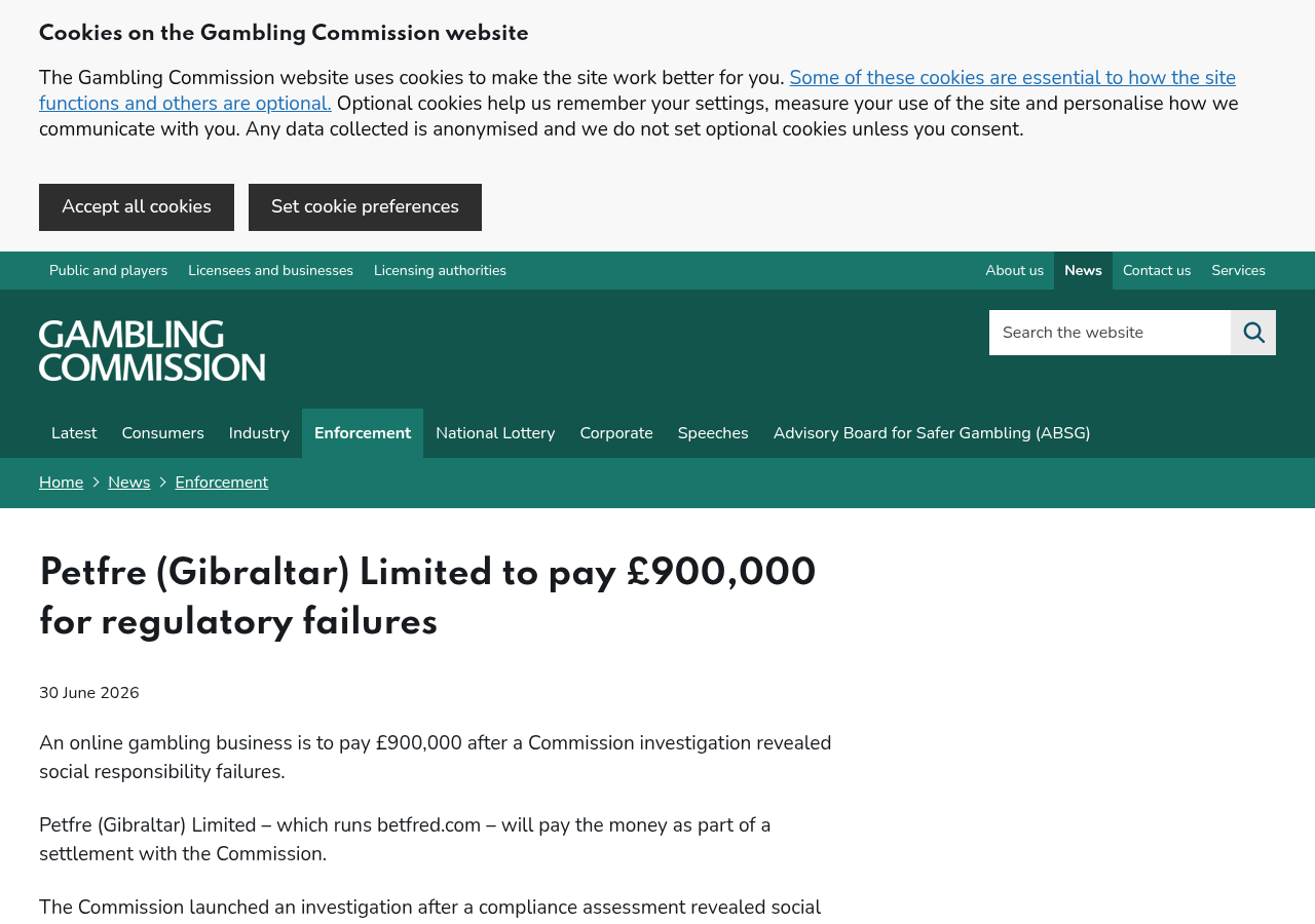 لقطة مؤرخة من gamblingcommission.gov.uk