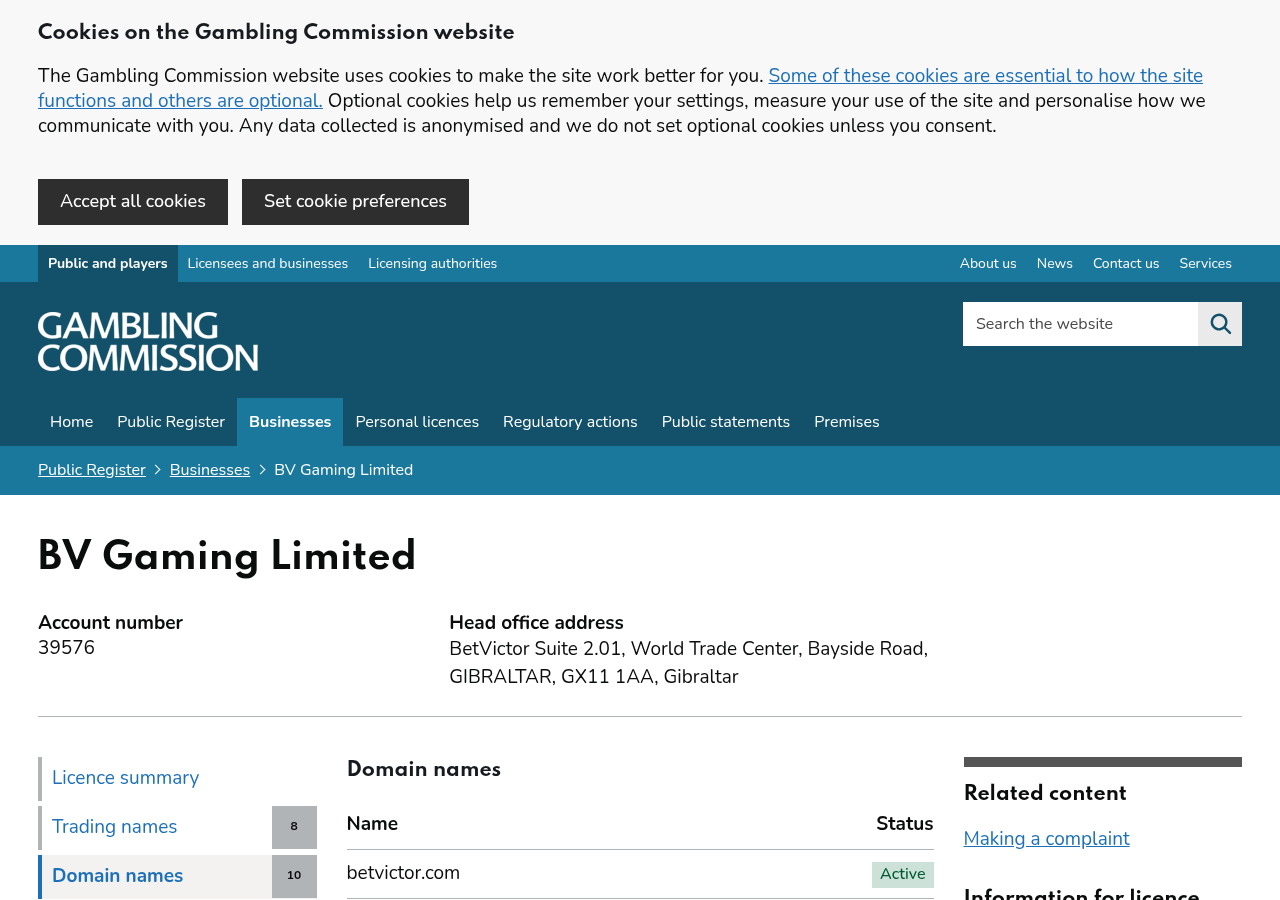 لقطة مؤرخة من gamblingcommission.gov.uk
